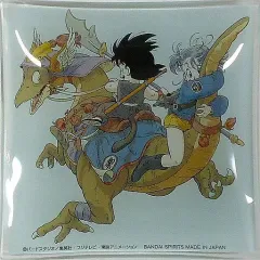 【中古】皿・茶碗 孫悟空(少年期)＆ブルマ ガラスプレート 「一番くじ ドラゴンボール ULTIMATE VARIATION」 H賞