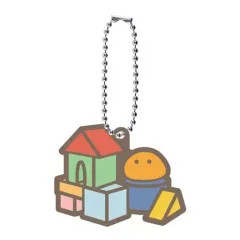 【中古】キーホルダー ゼリーさん 「お文具といっしょ カプセルラバーマスコット ～ばぶんぐなのです～」