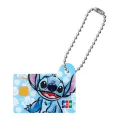 【中古】キーホルダー ディズニー スティッチ 「ディズニー★JCBカード ミニチュアメタルチャーム」