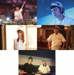 [중고] 엽서 키타무라 타케미(카츠마타 요타로) & 야마모토 마이카(핫토리 코코) & 이토 켄타로(야시키 창인) 엽서 5장 세트 [영화 돈까스 DJ 아게 타로]
