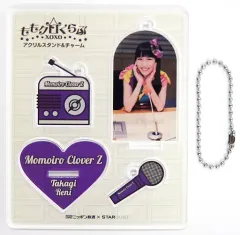 【中古】キーホルダー・マスコット(女性) 高城れに(ももいろクローバーZ) アクリルスタンド＆キーホルダー 「ももクロくらぶxoxo バレンタイン DE NIGHT だぁ～Z! 2015」