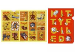 [중고] 클리어 파일 톰 & 제리 & 쿠아카 / 클리어 파일 세트 (2 장 세트) 문구 [이치 반 쿠지 톰과 제리 85th Anniversary] K 상