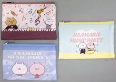 [중고] 잡화 전 3종 세트 파우치 [이치반 쿠지 우사마루~뮤직 파티~] D상