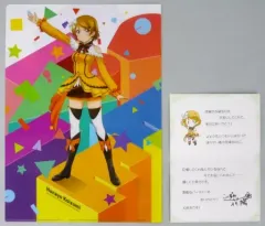 【中古】クリアファイル 小泉花陽 A4クリアファイル＆メッセージカード 「ラブライブ! Birthday Figure Project 小泉花陽」 電撃屋予約特典
