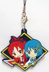 【中古】ストラップ(キャラクター) 美樹さやか＆佐倉杏子 ラバーストラップ 「劇場版公開記念 一番くじ 劇場版 魔法少女まどか☆マギカ」 G賞