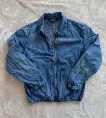 ポロ ラルフローレン デニム ハリントン ジャケット M