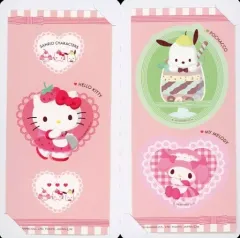 【中古】食玩 ステッカー・シール ハローキティ＆ポチャッコ＆マイメロディ/パフェデザイン 「サンリオキャラクターズ きゃらくたぶるステッカーズ」
