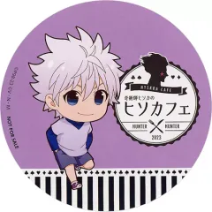 【中古】コースター キルア=ゾルディック(SD) ランダムコースター 「HUNTER×HUNTER×animatecafe 奇術師ヒソカのヒソカフェ」 メニュー注文特典