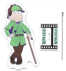 【中古】キーホルダー・マスコット(キャラクター) チョロ松 スタンド付きビッグアクリルキーホルダー ～探偵ver.～ 「セガコラボカフェ えいがのおそ松さん」