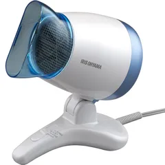 即納：アイリスオーヤマ ドライヤー 置き型 ハンズフリー パールブルー HDR-S1-A 1