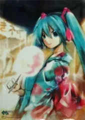 【中古】ポスター（アニメ） A3クリアポスター 初音ミク 「VOCALOID」 2014年 コンプティーク年間定期購読キャンペーン特典