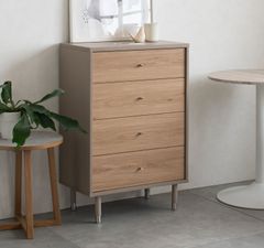 送料無料 北欧風チェスト幅60cm タンス 収納 コンパクト 新品（951 