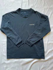 mont-bell長袖カットソーロンT サイズ:S カラー:グリーン H-7