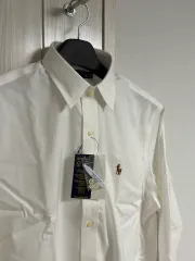 ポロ ラルフローレン イージーケア 白 シャツ 16 サイズ(105)