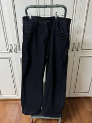 UNIQLO U ワイド デニムパンツ ブラック