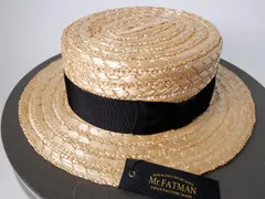 THE FAT HATTERザ ファットハッター BOATER HAT カンカン帽 ハット未使用品【M】【MHWA80865】