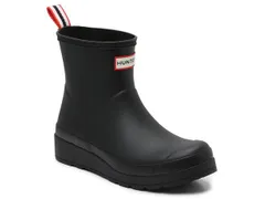 ハンター レディース シューズ ブーツ・レインブーツ HUNTER Original Play Short Rain Boot Womens Black ブラック