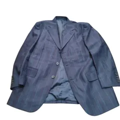  CHAPS　チャップス　テーラードジャケット　ストライプスーツ　シングルボタン　メンズ【Z1740】