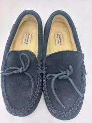 Bearpaw(ベアパウ) スウェード モカシンシューズ ブラック (レディース 230)