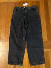 POLAR SKATE BIG BOY パンツ シルバー ブラック XL