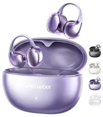 「2024年超快適 音質強化モデル イヤーカフ」イヤホン bluetooth5.4 ワイヤレスイヤホン Hi-Fi音質 音漏れ抑制 オープンイヤー型 耳を塞がない 軽量約5.6g ENC通話ノイズキャンセリング ながら聴き 耳挟み式 骨伝導の a31bbccb