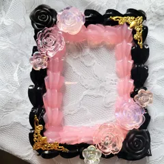 ホイップデコ　トレカケース　ピンク✖️黒