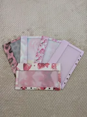 13．A6リフィル　ハンドメイド　貯金　家計管理　新品・未使用　A5ファイル　5枚セット