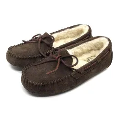 アグ UGG ダコタ DAKOTA  ムートン モカシン シューズ スリッポン ブラウン 茶 22cm 1107949