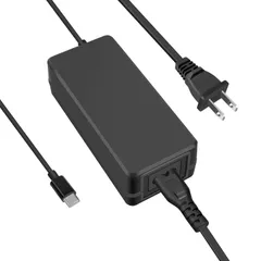 FFZZKJ ノートパソコン用 充電器 65W USB-C ACアダプター PD対応 急速充電 ノートPC用ACアダプター Type C 20V 3.25A パソコン 充電器 タイプc 65W ノートPC/タブレット/スマホ用 Type-C 電源アダプター