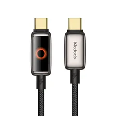 Mcdodo USB-C to USB-Cケーブル 100W PD対応 スマートパワーオフ機能＆E-markerチップ搭載 Type-Cケーブル Macbook iPhone 17/16/15シリーズ/Air AirPods Galaxy Andro ...