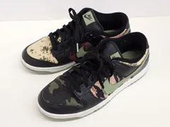 ★4348☆NIKE ナイキ DUNK LOW SE BLACK MULTI CAMO ダンク ロー DH0957-001 スニーカー　27㎝