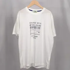 Crocodile　クロコダイル　メンズ　英字グラフィックTシャツ　ホワイト　LLサイズ