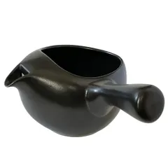 風景ドットコム 常滑焼 コーヒー 急須 日本製 (ブラック, 400ml) 5ddf37bd