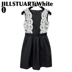 【美品】 JILLSTUART White ノースリーブワンピースレース 0 黒