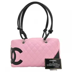 シャネル カンボンライン ボウリングバッグ ショルダーバッグ ココマーク Bランク ch20203kk