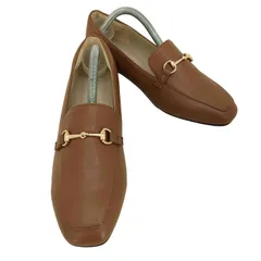 オリエンタルトラフィック ORiental TRaffic 【跳べるパンプス】スクエアトゥビットモチーフローファー レディース JPN：39 