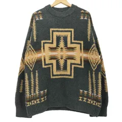 ペンドルトン PENDLETON Double Jacquard Crewneck Pullover クルーネックプルオーバー ハーディング柄 メンズ JPN：L のサムネイル
