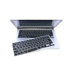 LQHZC【日本語JIS規格準拠】MacBook Air 13インチ/15インチ M4/M3/M2キーボードプロテクター & MacBook Pro 14インチ/16インチ 黑色超薄型キーボードプロテクター (2021-2025モデル対応)