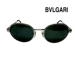 美品■BVLGARI シルバー サングラス メンズ ブルガリ 眼鏡