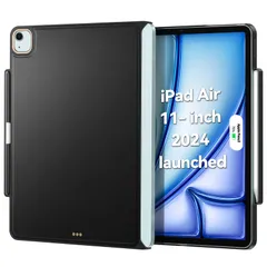 Matekxy iPad Air 11インチ ケース M2 2024専用 マジックキーボードに対応 Magic Keyboard/Smart Keyboard Folioに対応 Apple Pencilホルダー付き マグネット付き 磁気吸着 薄型軽量 ...
