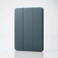 エレコム iPad 第11世代 A16 11インチ (2025) 10.9インチ 第10世代 (2022) ケース カバー フラップケース オートスリープ/ウェイク対応 グリーン TB-A22RSAGN