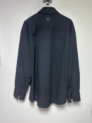 WOOYOUNGMI ウーヨンミ コットン ブラック シャツ