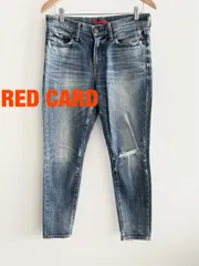 RED CARD　レッドカード Highway (7006) デニム 定価19,351円 日本製　Mサイズ　２５　ブルー　ストレッチ素材　ダメージ加工　カジュアル　おしゃれ　送料込み　6462881