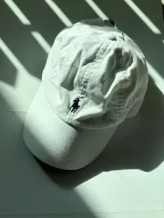 Polo ポロラルフローレン x ムシンサ 白 チノ ベースボールキャップ