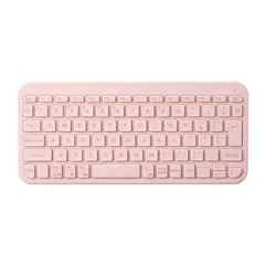 エレコム ワイヤレス キーボード Bluetooth Slint 薄型 パンタグラフ 3台マルチペアリング OS自動識別 Windows/macOS/ChromeOS/iOS/iPadOS/Android ピンク TK-TM10BPPN