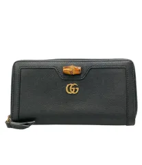 グッチ ラウンドファスナー長財布 バンブー 658634 562600 レディース GUCCI
