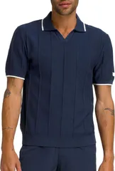 ウィルソン レディース トップス ポロシャツ ニット Wilson Mens Club Essex Knitennis Polo Classic Navy ネイビー