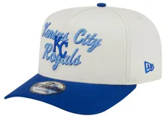 ニューエラ レディース アクセサリー 帽子 New Eradult Kansas City Royals White Chainstitch 9Fifty AFrame Adjustable Hat ホワイト