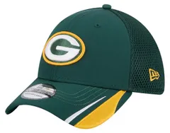 ニューエラ レディース アクセサリー 帽子 New Eradult Green Bay Packers Green Linear 39Thirty Adjustable Hat グリーン