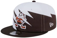 ニューエラ レディース アクセサリー 帽子 New Eradult Cleveland Browns Brown Zig Zag 9Fifty Adjustable Hat ブラウン